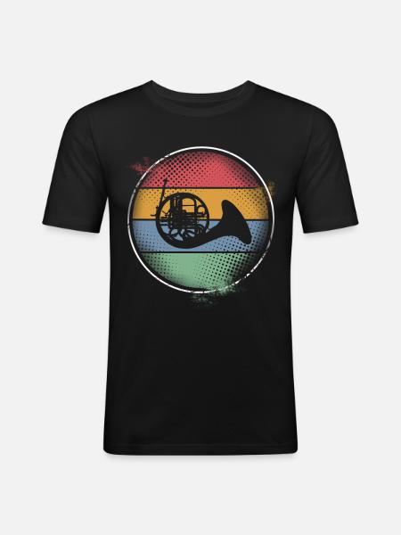 Bugle - Men's Slim Fit T-Shirt - black