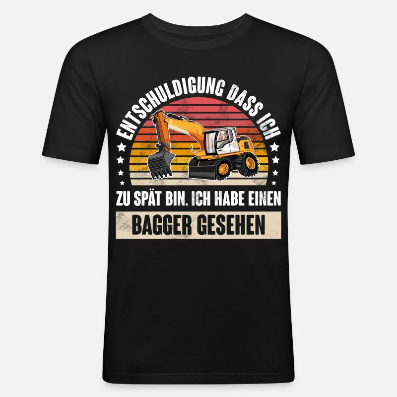Bagger - Männer Slim Fit T-Shirt - Schwarz