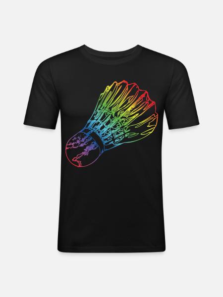 Shuttlecock - Men's Slim Fit T-Shirt - black