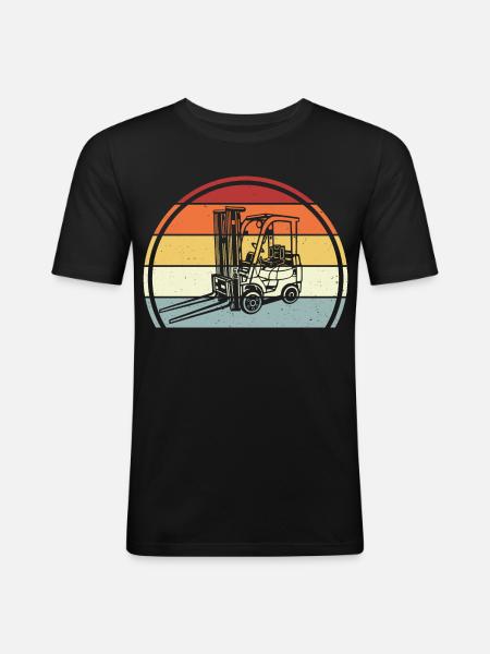 Forklift Forklift - Men's Slim Fit T-Shirt - black