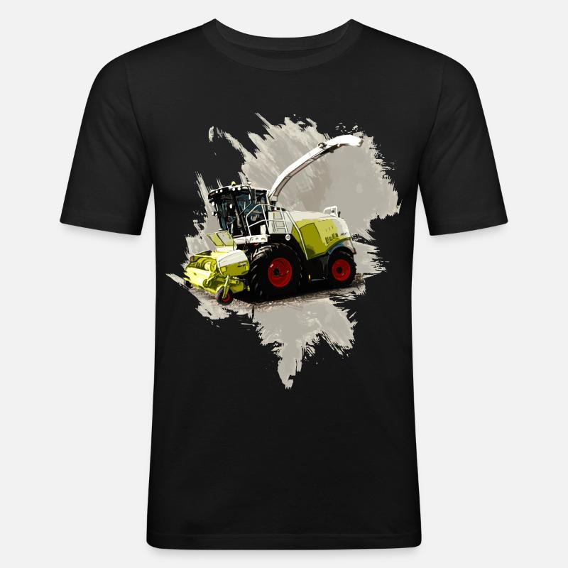 Mietitrebbia Claas LEXION 8700 - Maglietta aderente da uomo - nero
