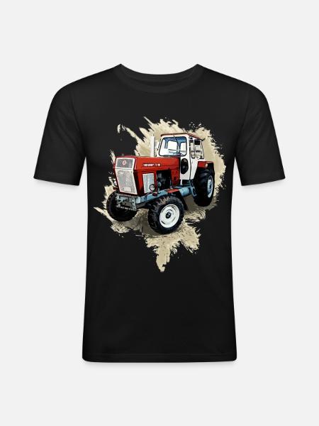Tractor Fortschritt ZT 300 - Camiseta ajustada hombre - negro