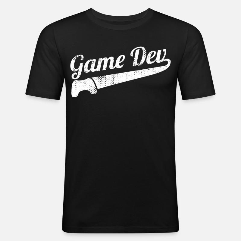 Game Developer - Men's Slim Fit T-Shirt - black
