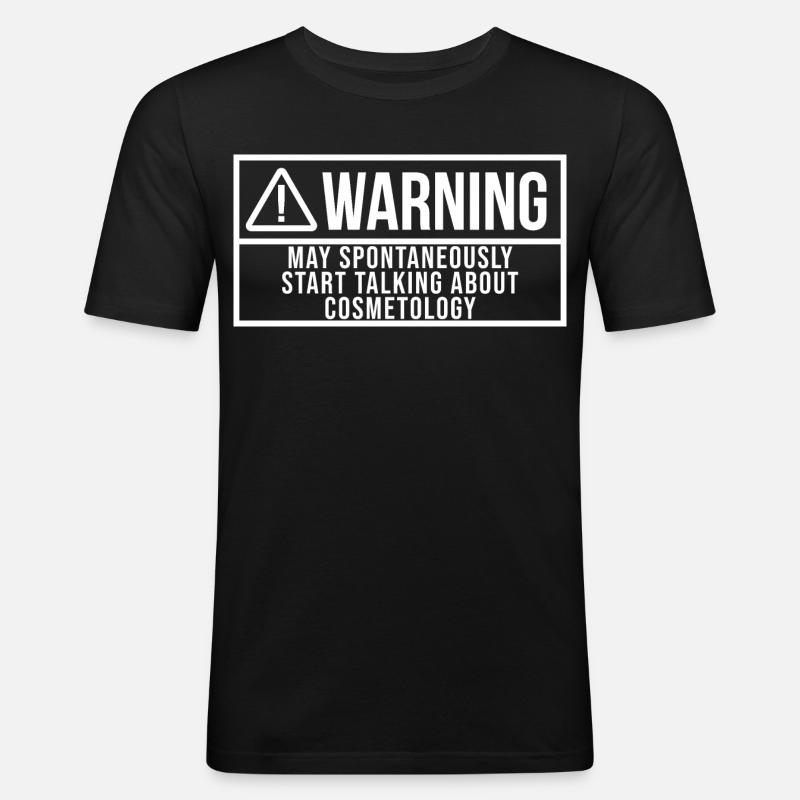 Cosmetology - Men's Slim Fit T-Shirt - black