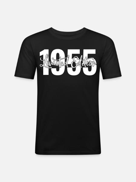 Edition limitée 1955 - T-shirt près du corps Homme - noir