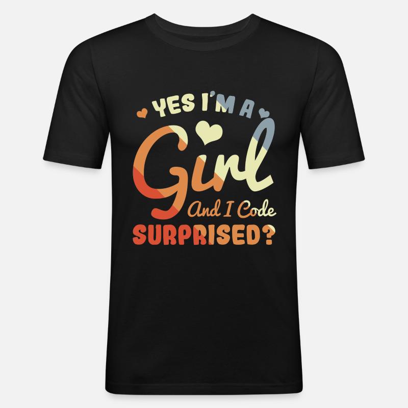 Developer - Men's Slim Fit T-Shirt - black