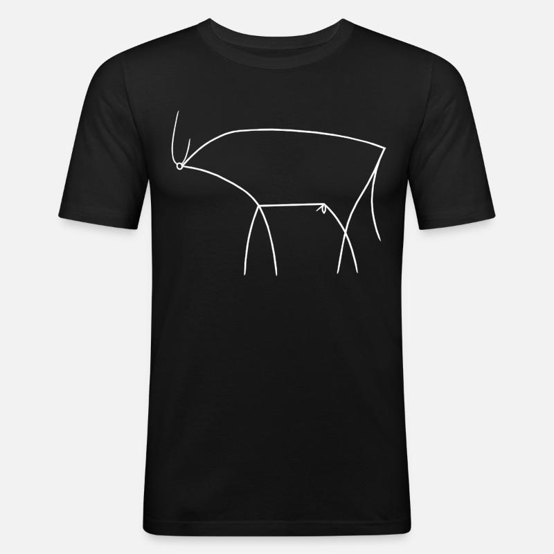 Bull - Men's Slim Fit T-Shirt - black