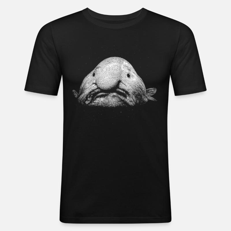 Ein Blobfisch - Männer Slim Fit T-Shirt - Schwarz