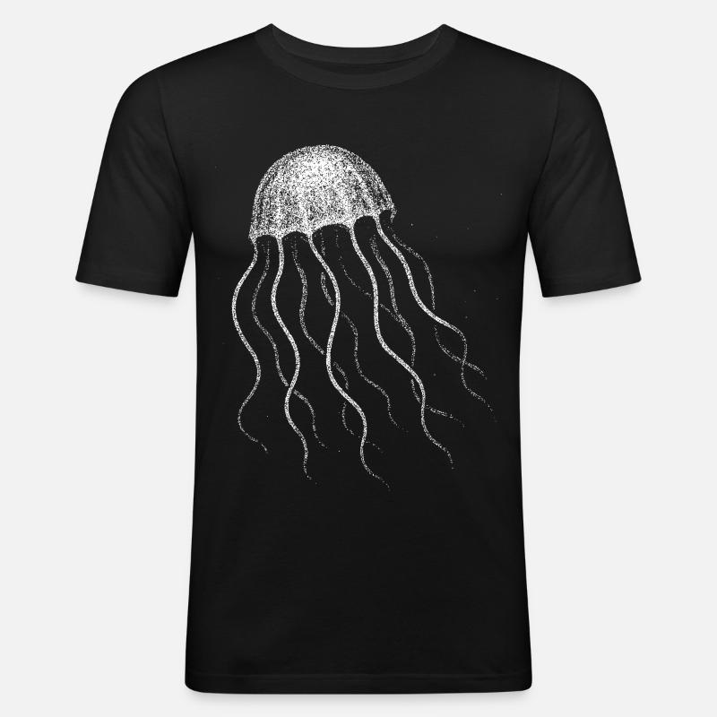 Jellyfish - Men's Slim Fit T-Shirt - black