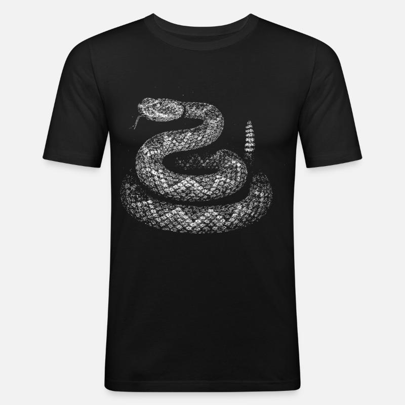 Snake - Men's Slim Fit T-Shirt - black