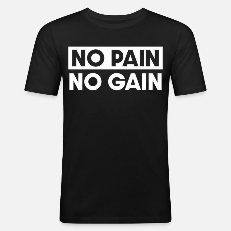 Ohne Fleiß kein Preis - Männer Slim Fit T-Shirt - Schwarz