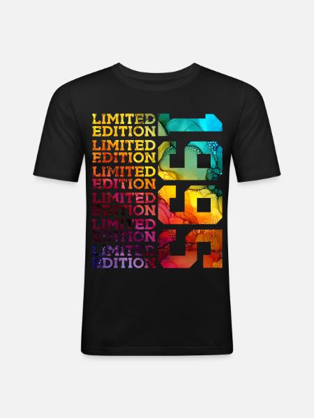 LIMITED EDITION 1995 31 YEARS 31ST BIRTHDAY - Men's Slim Fit T-Shirt - black