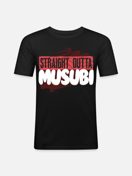 Musubi - Men's Slim Fit T-Shirt - black