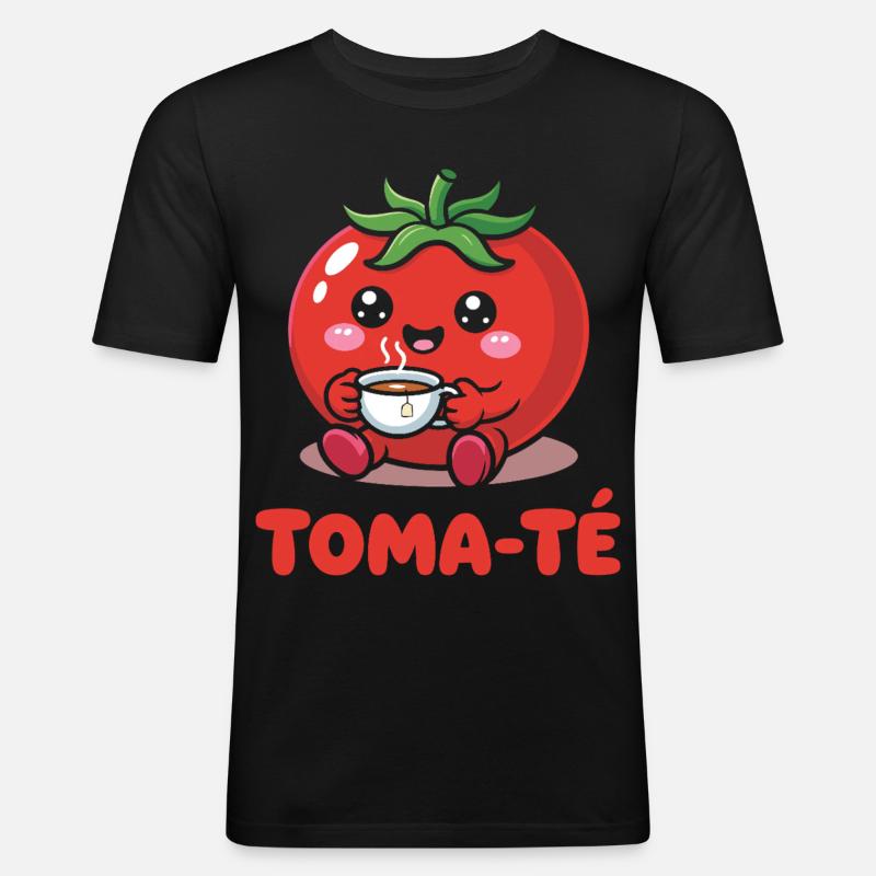 Lustige Spanischlehrerin der Maestra-Schule - Männer Slim Fit T-Shirt - Schwarz