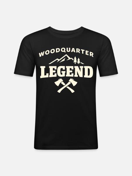 Waldviertel Legend Birthday Gift - Men's Slim Fit T-Shirt - black
