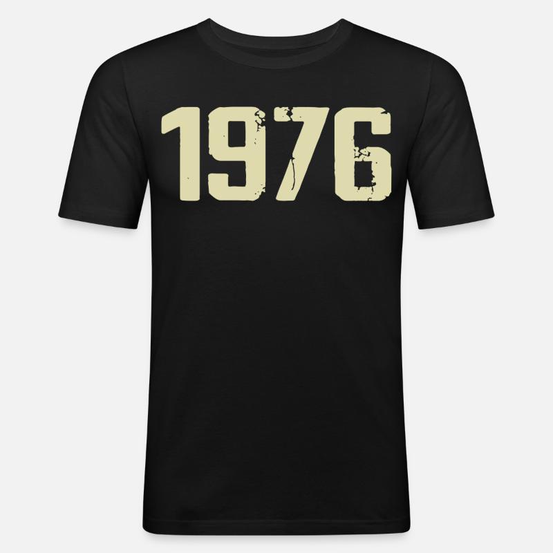 Jubilee 1976 - Men's Slim Fit T-Shirt - black