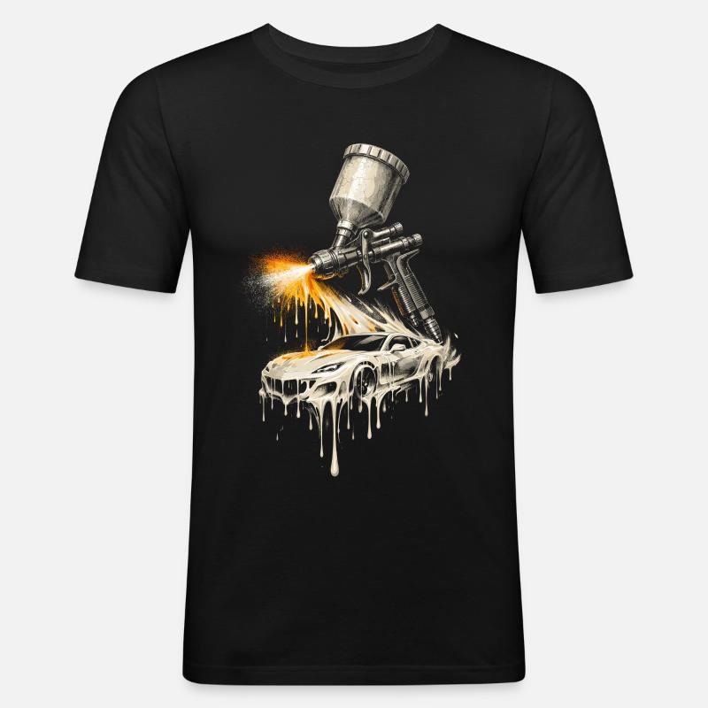 Vehicle Painter Car Painter Painter - Men's Slim Fit T-Shirt - black