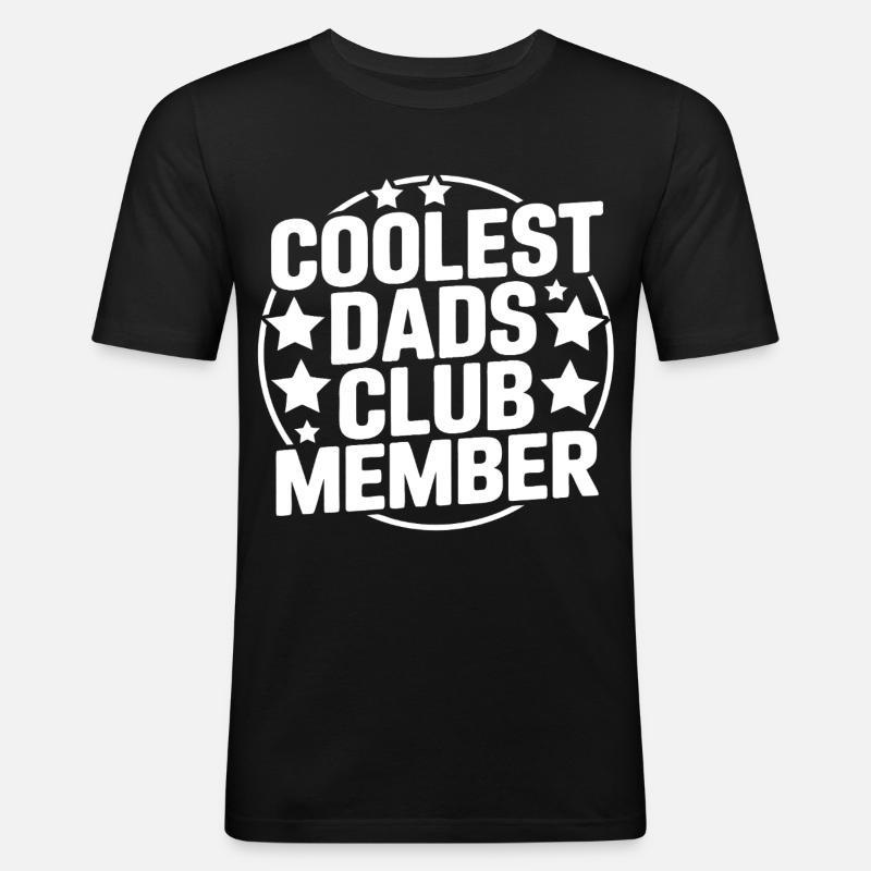 Coolster Papa - Männer Slim Fit T-Shirt - Schwarz