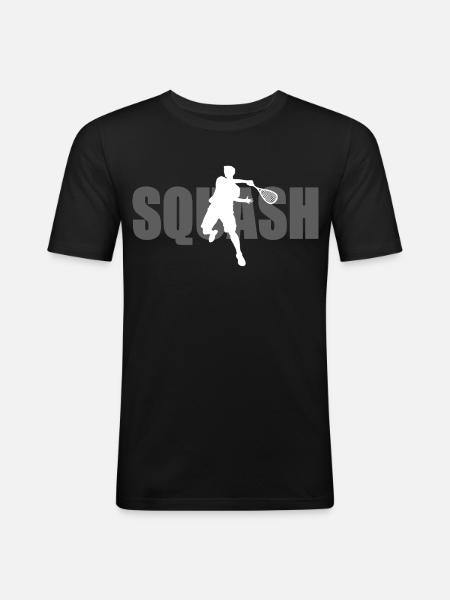 Courge - T-shirt près du corps Homme - noir