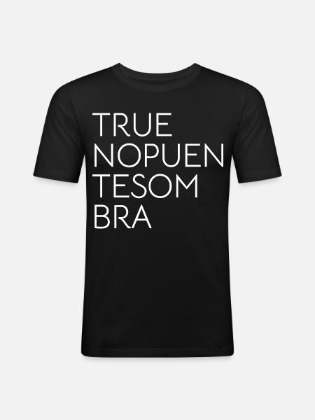THUNDER SHADOW BRIDGE - Men's Slim Fit T-Shirt - black