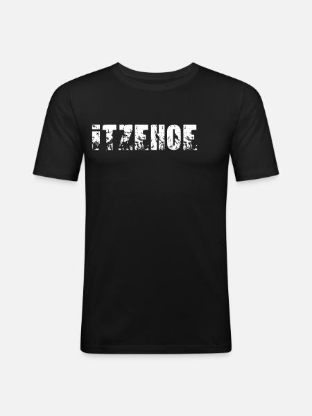 Itzehoe - Männer Slim Fit T-Shirt - Schwarz