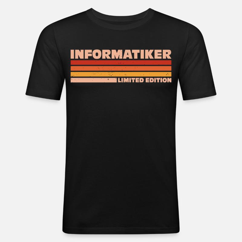 Computer Scientist Computer Science - Men's Slim Fit T-Shirt - black