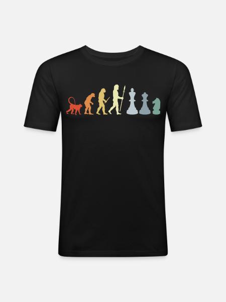Chess Development - Men's Slim Fit T-Shirt - black