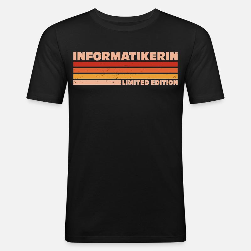 Computer Scientist Computer Scientist Programmer - Men's Slim Fit T-Shirt - black