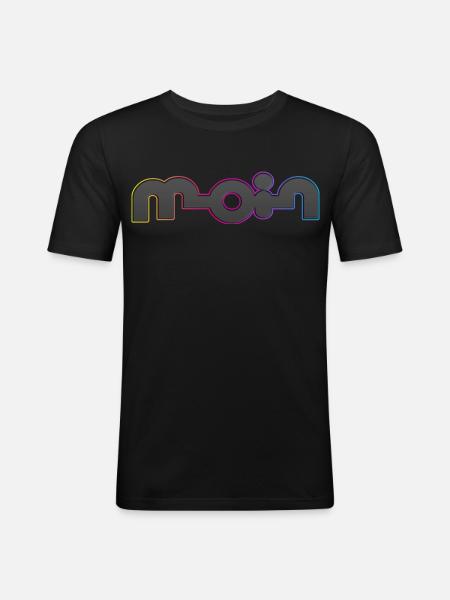 Hello - Men's Slim Fit T-Shirt - black