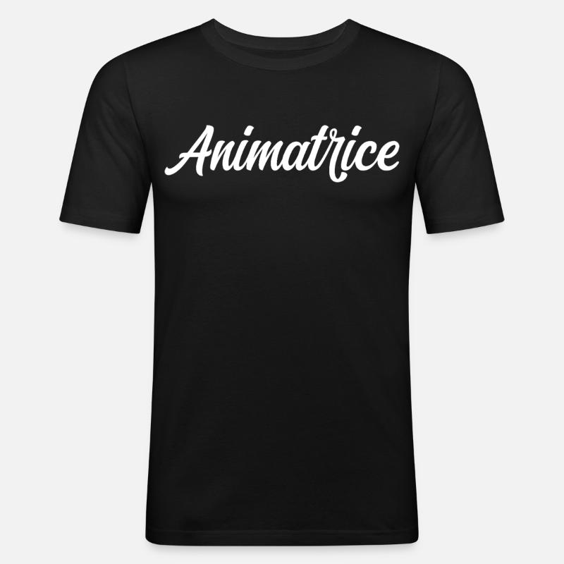 Moderator - Männer Slim Fit T-Shirt - Schwarz