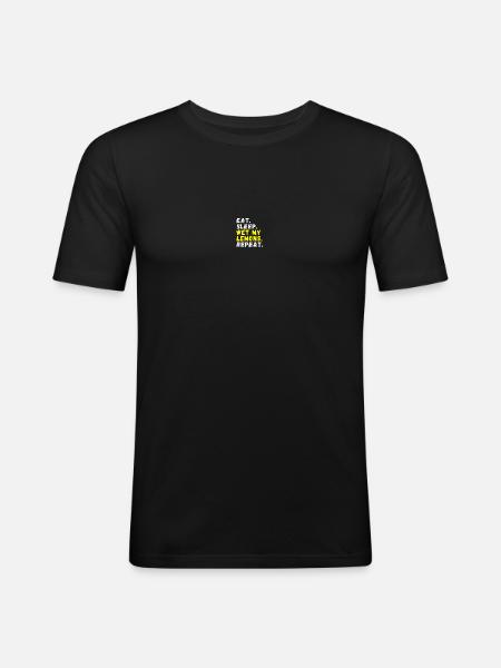 Urban Agriculture Lemon Cultivation - Men's Slim Fit T-Shirt - black