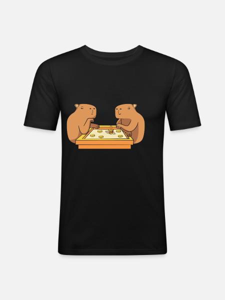Hanoukka Hanoukka Hanoukka - T-shirt près du corps Homme - noir