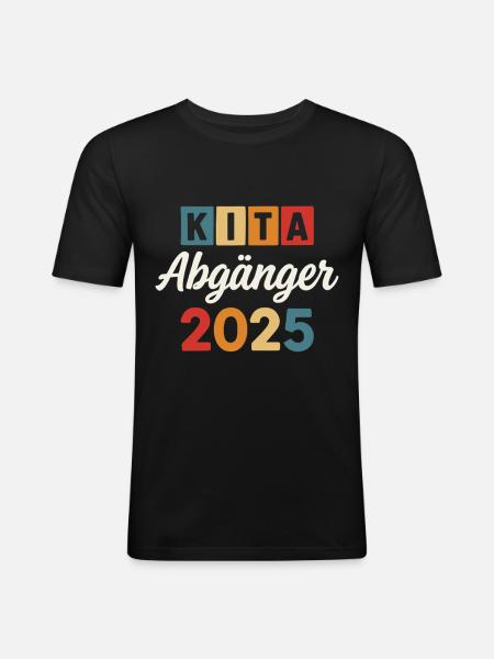 Daycare graduates 2025 - Men's Slim Fit T-Shirt - black