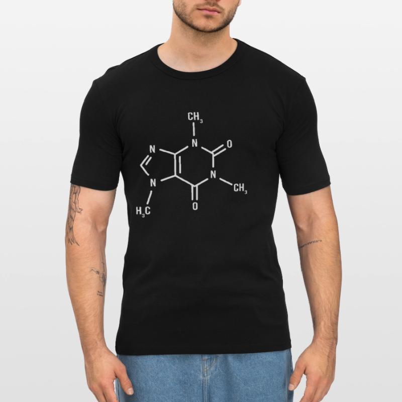 Chemistry Science Physics Laboratory Structural Formula Men's Slim Fit T-Shirt
