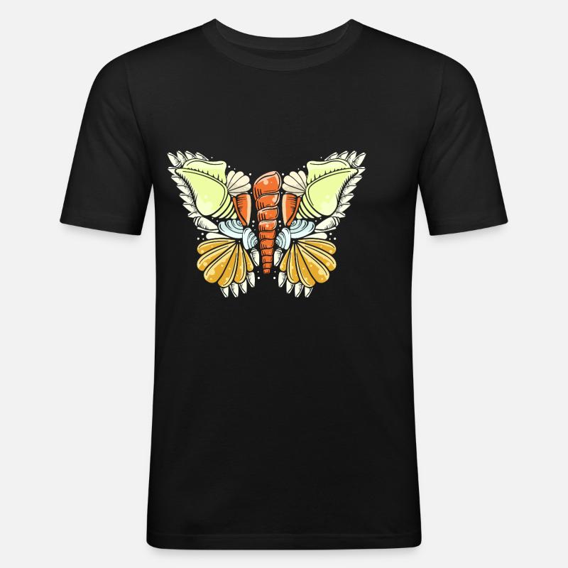 Shell Shell Collector - Men's Slim Fit T-Shirt - black