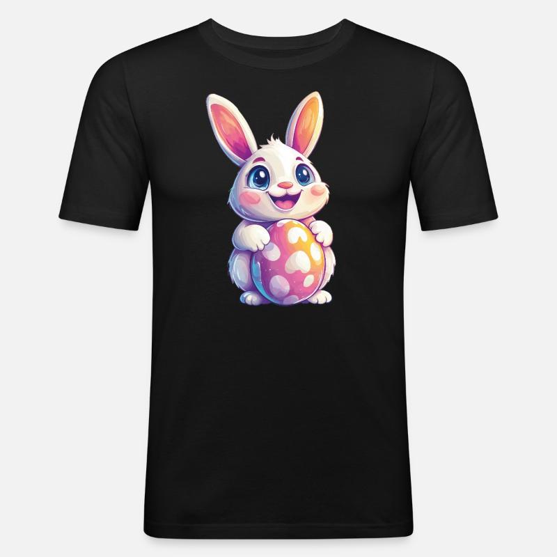 Bunny Easter Easter Bunny - Men's Slim Fit T-Shirt - black