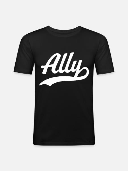 Ally - Men's Slim Fit T-Shirt - black