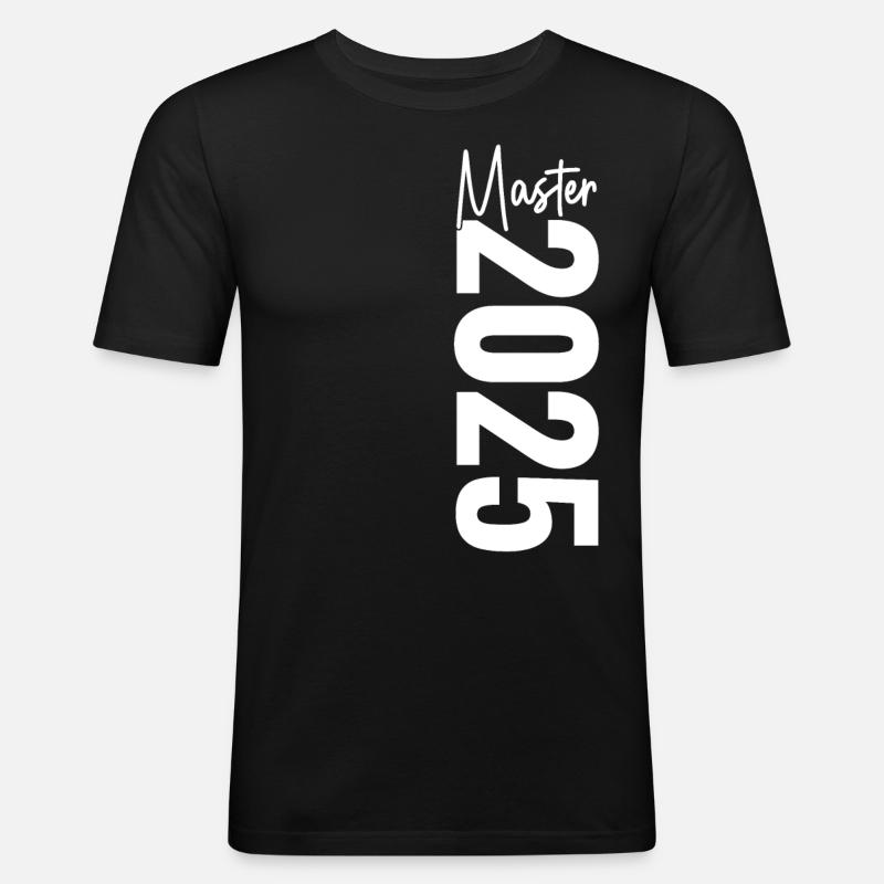 Master 2025 - Men's Slim Fit T-Shirt - black