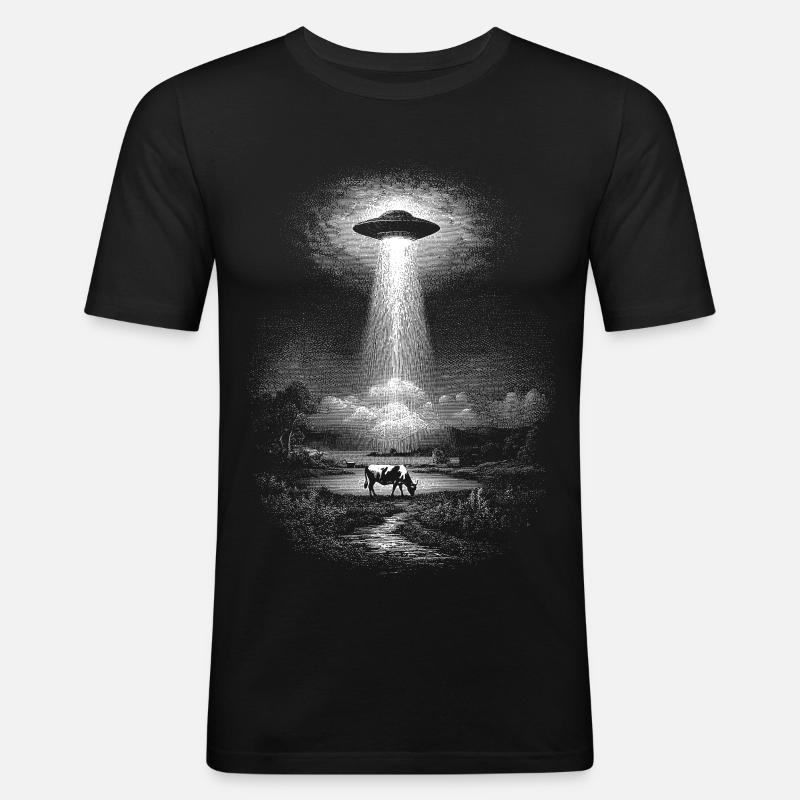 UAP - Männer Slim Fit T-Shirt - Schwarz