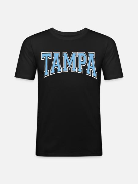 Tampa - Men's Slim Fit T-Shirt - black