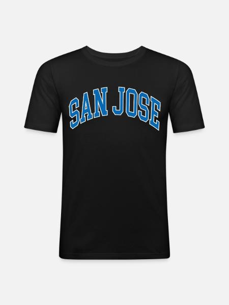 San Jose - Men's Slim Fit T-Shirt - black