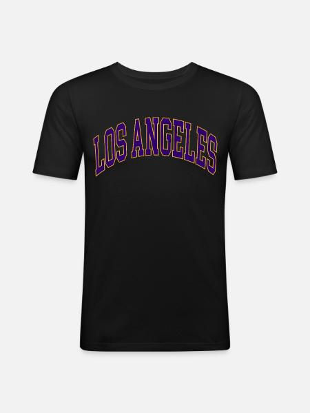 Los Angeles - Men's Slim Fit T-Shirt - black