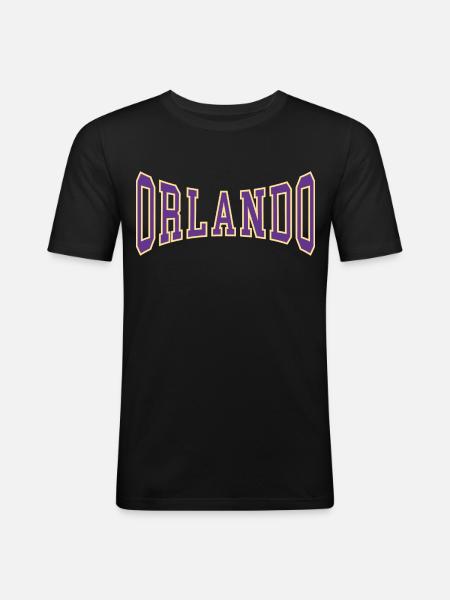 Orlando - Men's Slim Fit T-Shirt - black