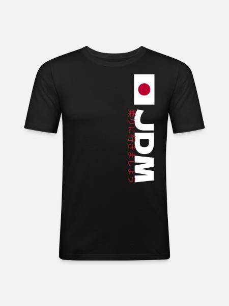 JDM_One - Men's Slim Fit T-Shirt - black