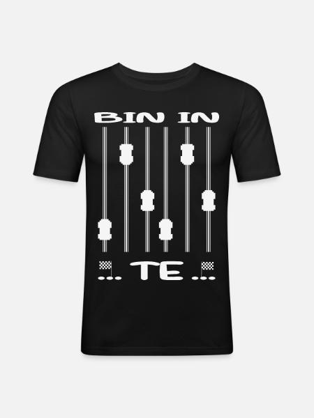 Rentner - Männer Slim Fit T-Shirt - Schwarz