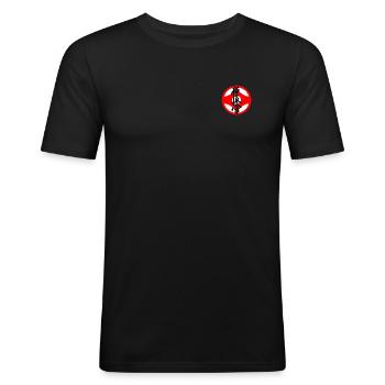 Kyokushin Karate Logo Kanji - Herre Slim Fit T-Shirt - sort - Foran - Nik (191cm)