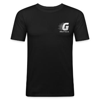 Glorious eSports - Men's Slim Fit T-Shirt - black - Front - Nik (191cm)