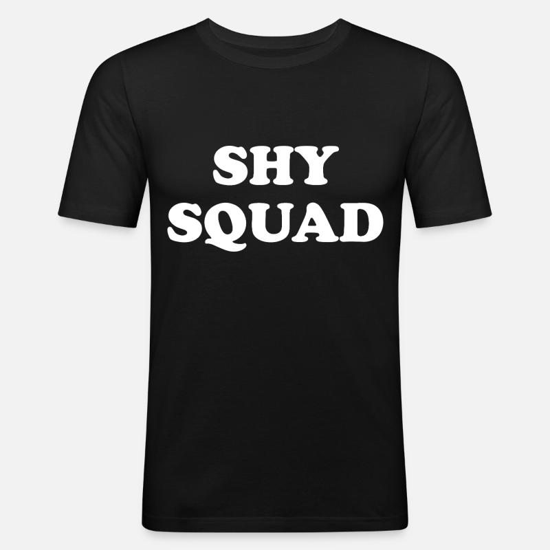 Shy Squad Introvert - Men's Slim Fit T-Shirt - black