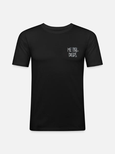 METAL GODS - Men's Slim Fit T-Shirt - black