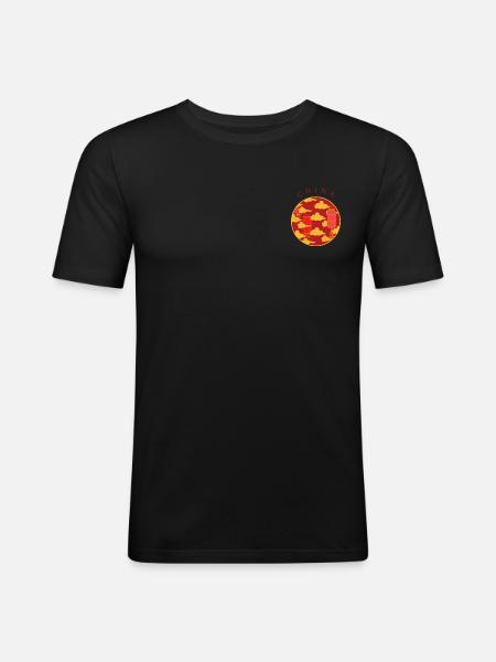 China - Men's Slim Fit T-Shirt - black